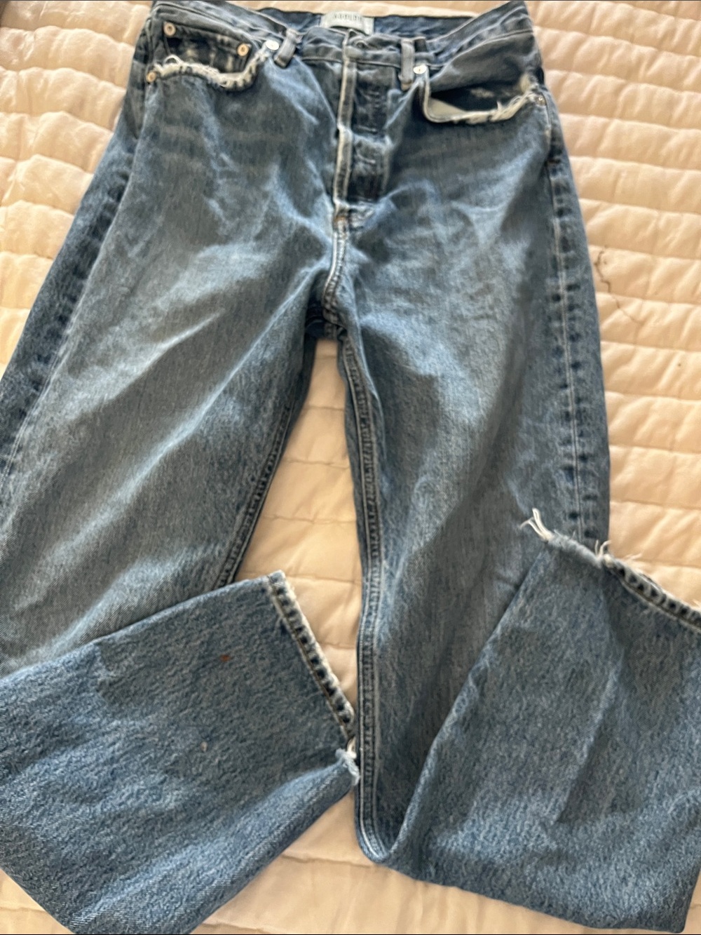 Agolde 90's Mid Rise Loose Straight Jean